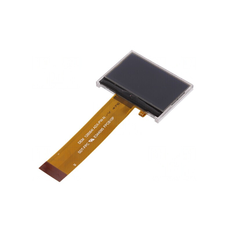 Afișaj LCD Grafic 128x64 55.2x39.8mm 1.9" LED 36-PIN | Electronic-mag.ro | Componente Electronice