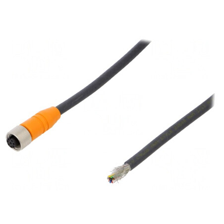 Cablu de Conectare M12 8 PIN 2m 30VAC 4A | Electronic-mag.ro | Componente Electronice
