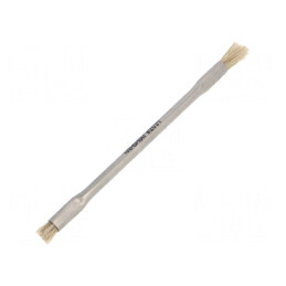 Perie de Păr de Cal cu Două Fețe și Mâner Metalic | Electronic-mag.ro | Componente Electronice