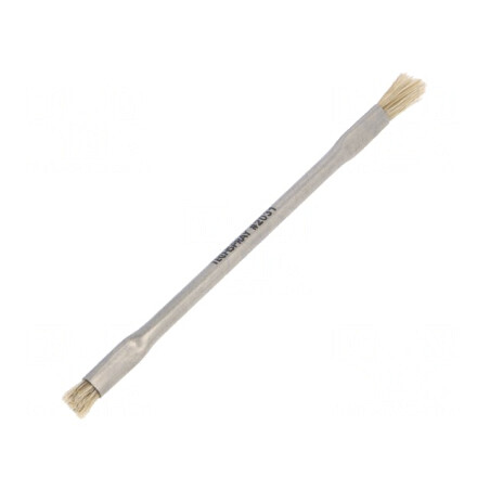 Perie de Păr de Cal cu Două Fețe și Mâner Metalic | Electronic-mag.ro | Componente Electronice