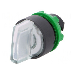 Comutator Rotativ 22mm LED Alb IP66 | Electronic-mag.ro | Componente Electronice