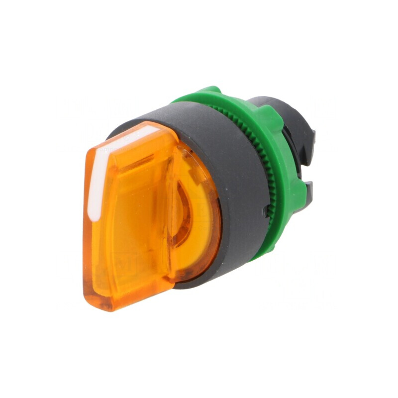 Comutator Rotativ 22mm cu LED Portocaliu IP66 | Electronic-mag.ro | Componente Electronice