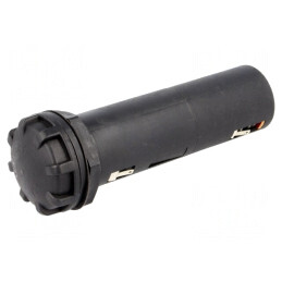 Suport Baterii Negru cu 2 Urechi pentru Lipire UL94V-0 | Electronic-mag.ro | Componente Electronice