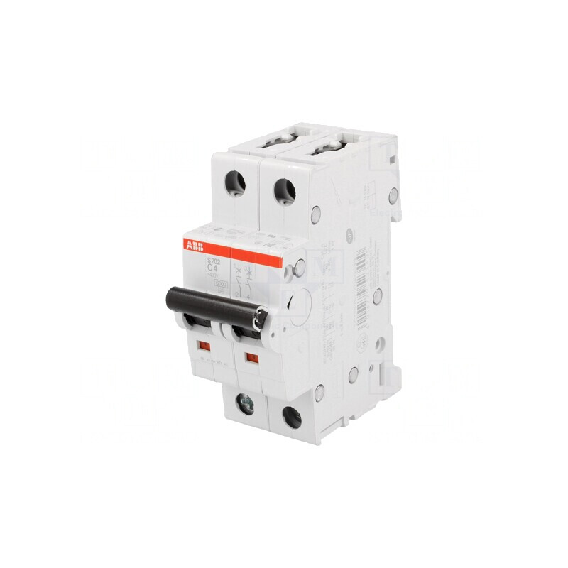 Întrerupător de Supracurent 4A 2 Poli 230/400VAC 6kA | Electronic-mag.ro | Componente Electronice