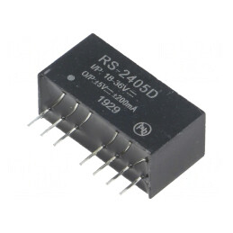 Convertor DC/DC 2W 18-36V la 5V/-5V SIP8 | Electronic-mag.ro | Componente Electronice
