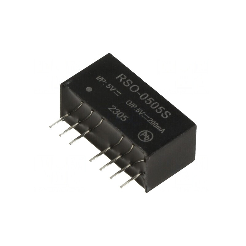 Convertor DC/DC 1W 4.5-9V la 5V 200mA SIP8 | Electronic-mag.ro | Componente Electronice