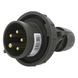 Conector Alimentare AC Trifazat Mufă Tată 16A 400VAC IP67 | Electronic-mag.ro | Componente Electronice