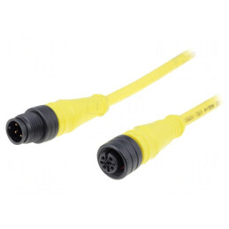 Cablu senzori/automatizări M12 4 pini 3m | Electronic-mag.ro | Componente Electronice