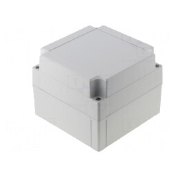 Carcasă Universală Gri ABS 130x130x100mm | Electronic-mag.ro | Componente Electronice