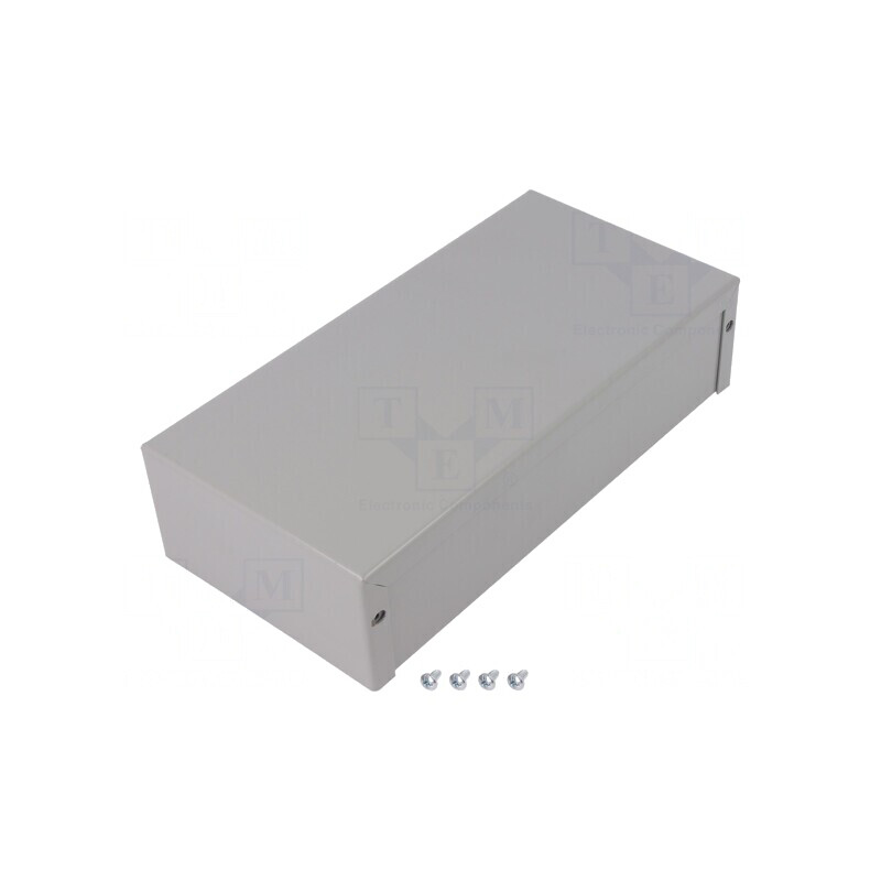 Carcasă Universală Oțel Natural 102x203x51mm | Electronic-mag.ro | Componente Electronice
