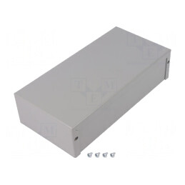Carcasă Universală Oțel Natural 102x203x51mm | Electronic-mag.ro | Componente Electronice