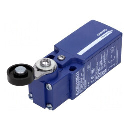Limitator cursă manetă 35,5mm cu rolă plastic 19mm 10A | Electronic-mag.ro | Componente Electronice