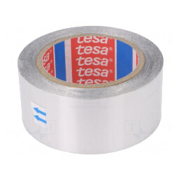 Bandă Reparatoare Gri Aluminiu 50mm x 50m | Electronic-mag.ro | Componente Electronice