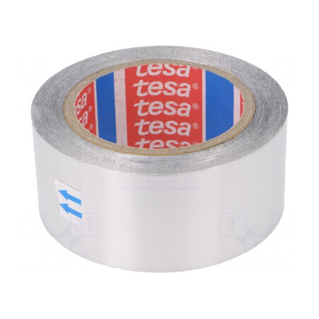 Bandă Reparatoare Gri Aluminiu 50mm x 50m | Electronic-mag.ro | Componente Electronice