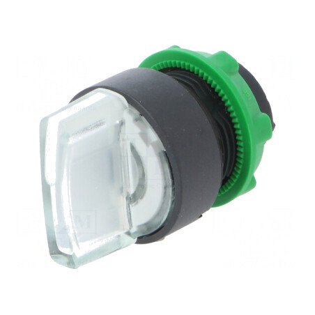 Comutator Rotativ 22mm cu LED Alb IP66 | Electronic-mag.ro | Componente Electronice