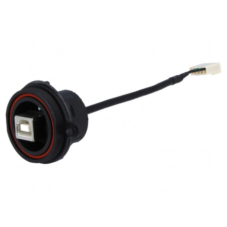 Soclu USB B Buccaneer 4 PIN IP68 0,132m | Electronic-mag.ro | Componente Electronice