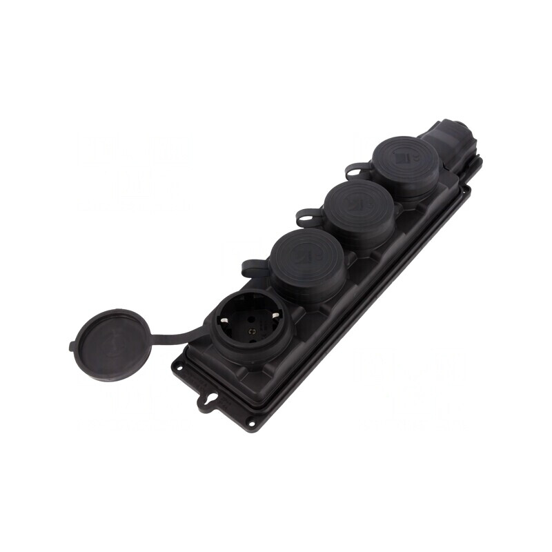 Conector alimentare AC IP44 16A Negru 250V | Electronic-mag.ro | Componente Electronice Conector alimentare AC IP44 16A Negru 250V | Electronic-mag.ro | Componente Electronice