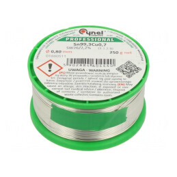 Sârmă de Lipit fără Plumb 0,8mm 250g | Electronic-mag.ro | Componente Electronice