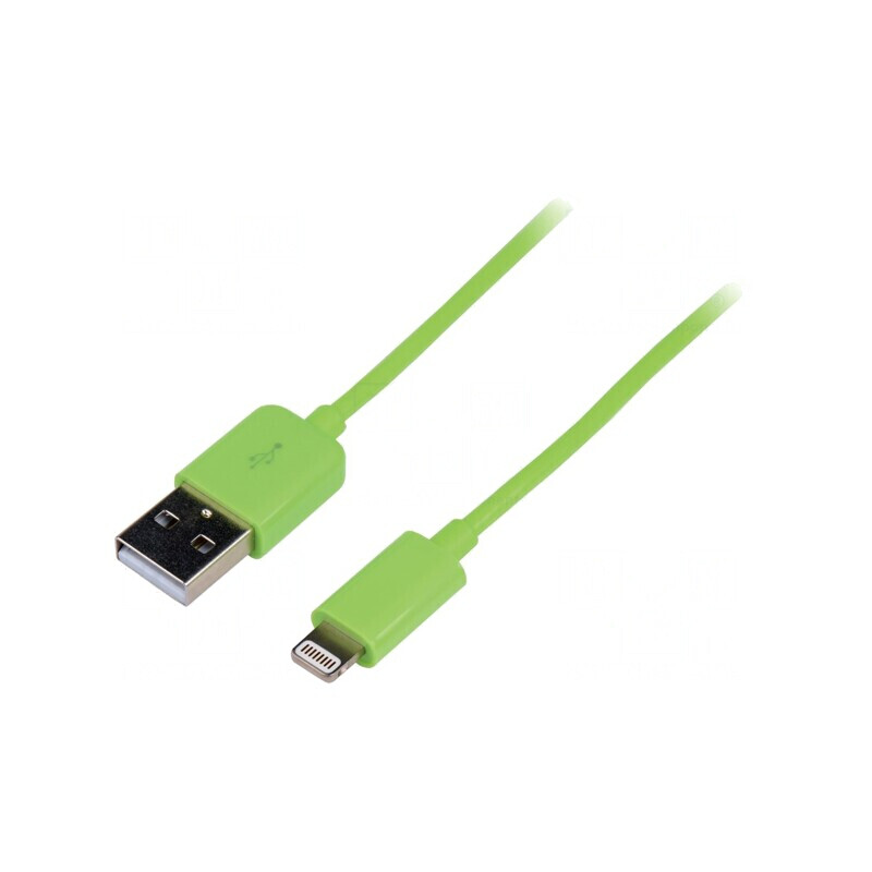 Cablu USB 2.0 Apple Lightning 1m Verde | Electronic-mag.ro | Componente Electronice Cablu USB 2.0 Apple Lightning 1m Verde | Electronic-mag.ro | Componente Electronice
