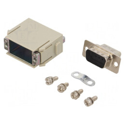 Conector HDC Modular 9P fără contacte 5A | Electronic-mag.ro | Componente Electronice