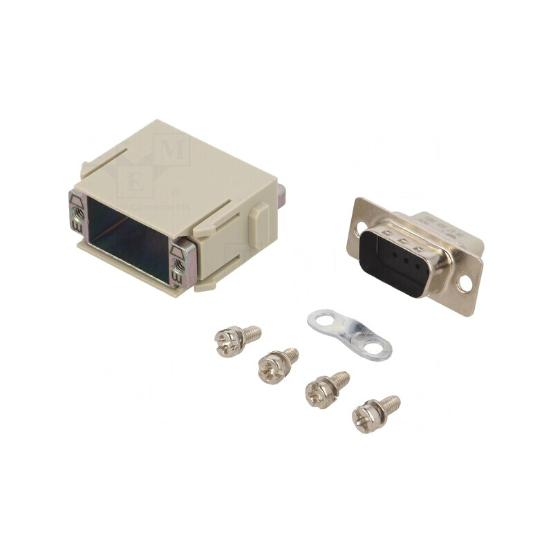 Conector HDC Modular 9P fără contacte 5A | Electronic-mag.ro | Componente Electronice
