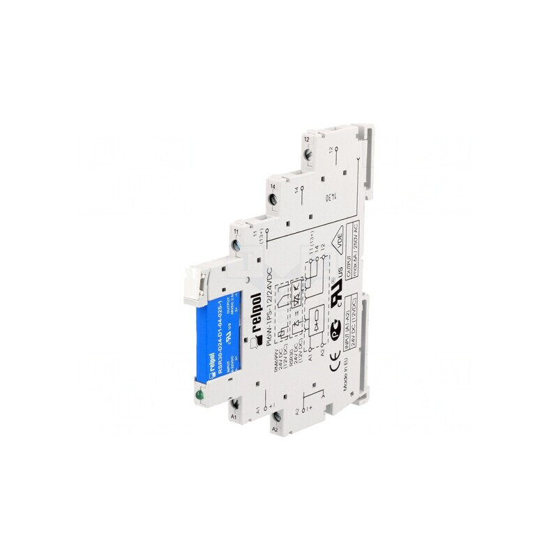 Releu intermediar 24VDC 1A PIR6W-1PS | Electronic-mag.ro | Componente Electronice