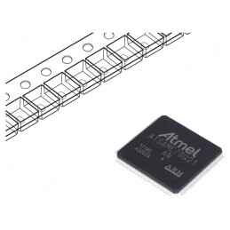 Microcontroler ARM LQFP144 1,62-3,6VDC ATSAME70Q21A-AN