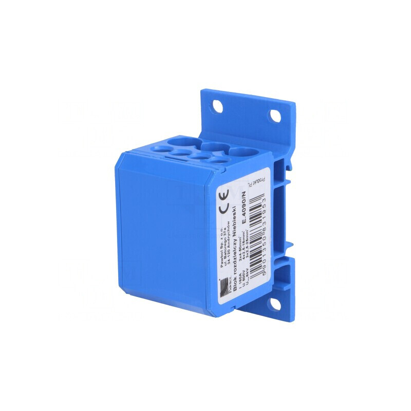 Bloc Distribuție 2,5-50mm2 1 Pista 9 Borne | Electronic-mag.ro | Componente Electronice