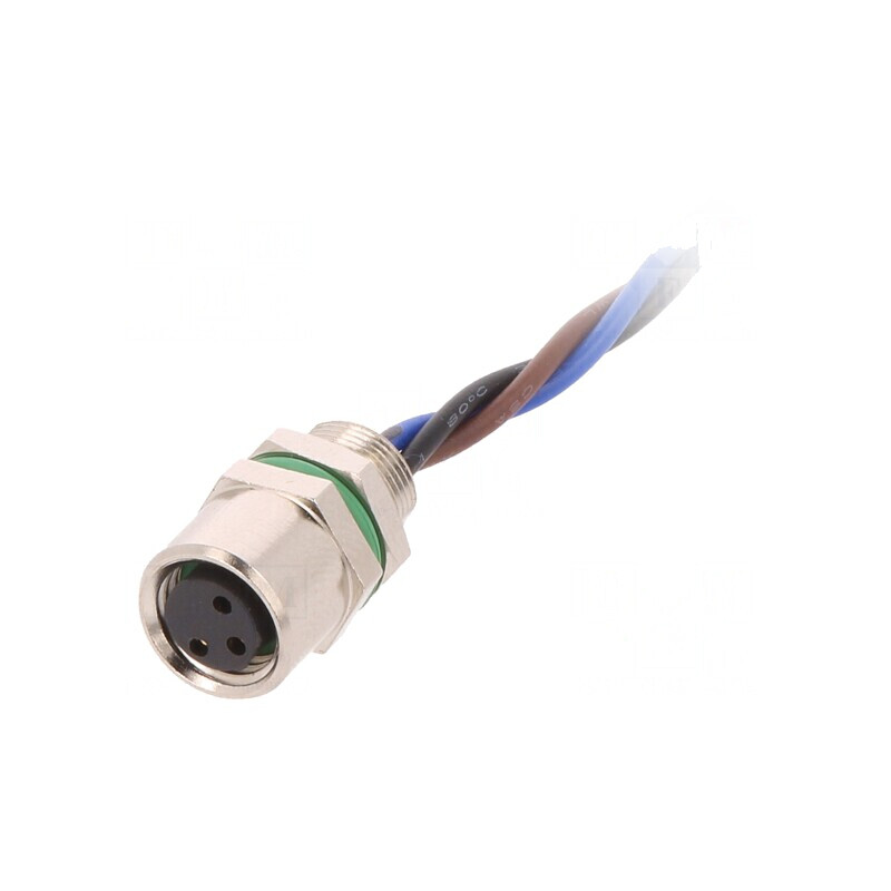 Conector Panou M8 Mamă 3 PIN-uri cu Piuliță Spate | Electronic-mag.ro | Componente Electronice Conector Panou M8 Mamă 3 PIN-uri cu Piuliță Spate | Electronic-mag.ro | Componente Electronice