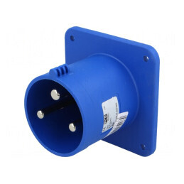Conector Alimentare AC 63A 230V IP44 | Electronic-mag.ro | Componente Electronice