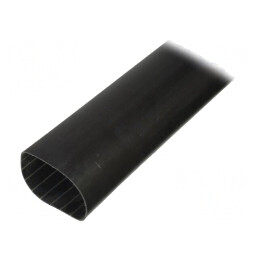 Manșon termocontractabil cu adeziv 3,5:1 75mm negru 1m | Electronic-mag.ro | Componente Electronice
