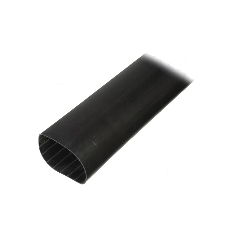 Manșon termocontractabil cu adeziv 3,5:1 75mm negru 1m | Electronic-mag.ro | Componente Electronice