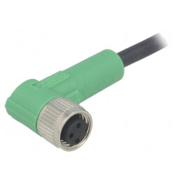 Cablu Conectare M8 3 Pin 10m Unghi 60VAC 4A PUR | Electronic-mag.ro | Componente Electronice