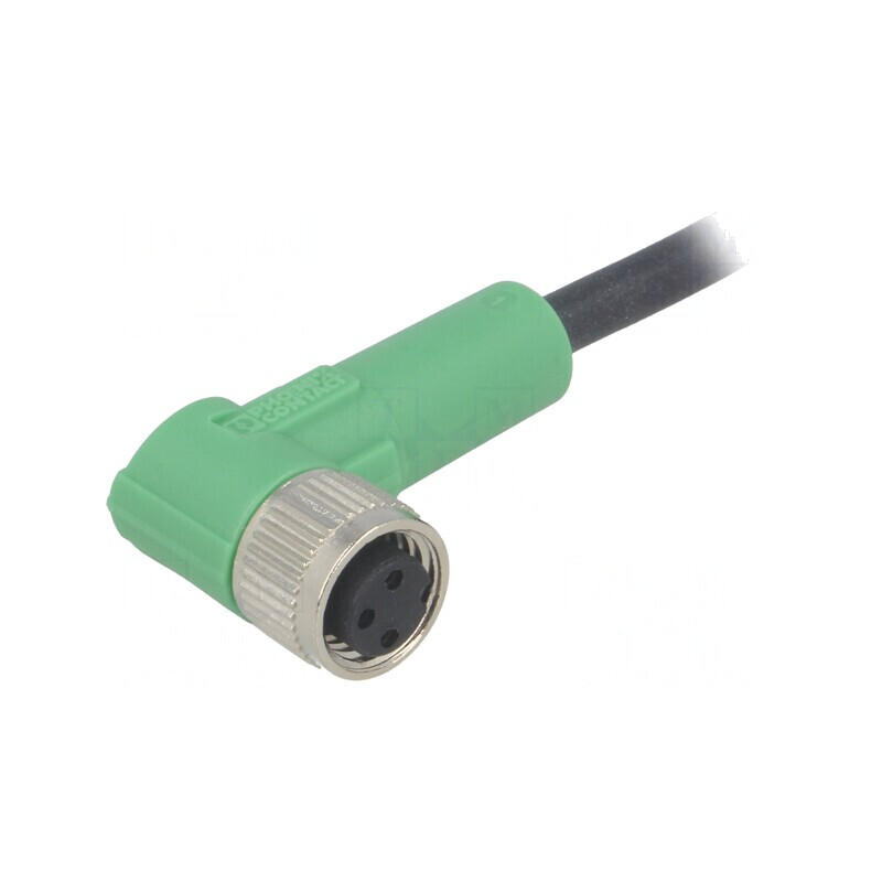 Cablu Conectare M8 3 Pin 10m Unghi 60VAC 4A PUR | Electronic-mag.ro | Componente Electronice