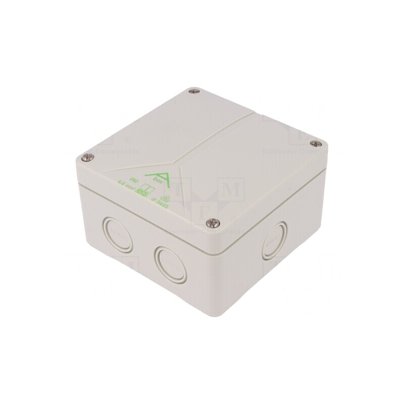Cutie de Conexiuni Polistiren 110x110x67mm | Electronic-mag.ro | Componente Electronice