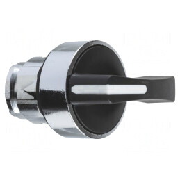 Comutator Rotativ 22mm Negru 2 Pozitii | Electronic-mag.ro | Componente Electronice