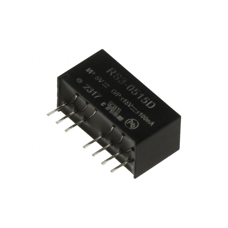 Convertor DC/DC 3W 4.5-9V la 15V/-15V SIP8 | Electronic-mag.ro | Componente Electronice Convertor DC/DC 3W 4.5-9V la 15V/-15V SIP8 | Electronic-mag.ro | Componente Electronice