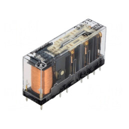 Releu electromagnetic 24VDC 6A/250VAC NC x3 NO x3 | Electronic-mag.ro | Componente Electronice