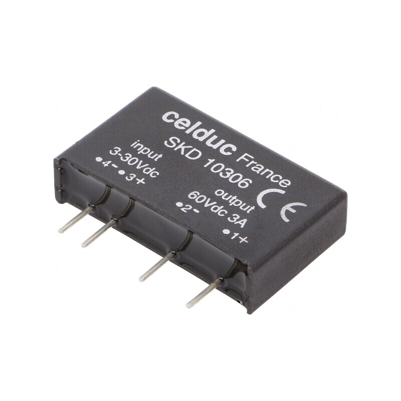 Releu semiconductor SKD10306 3-30VDC 3A 2-60VDC | Electronic-mag.ro | Componente Electronice Releu semiconductor SKD10306 3-30VDC 3A 2-60VDC | Electronic-mag.ro | Componente Electronice