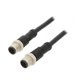 Cablu pentru senzori și automatizări M12-M12 1m | Electronic-mag.ro | Componente Electronice