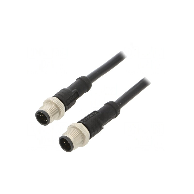 Cablu pentru senzori și automatizări M12-M12 1m | Electronic-mag.ro | Componente Electronice