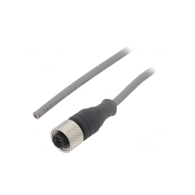 "Cablu de Conectare M12 3 Pini 10m 250VAC 3.1A PVC" | Electronic-mag.ro | Componente Electronice