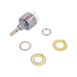 Comutator Rotativ 6 Pini 0,15A 125VAC/28VDC | Electronic-mag.ro | Componente Electronice