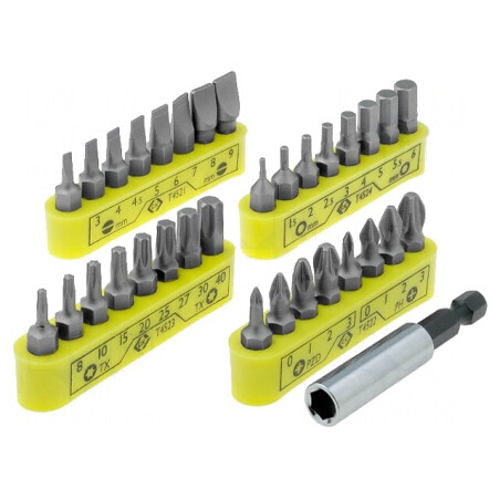 Kit Capete Șurubelniță 30mm 1/4 Blister T4520 | Electronic-mag.ro | Componente Electronice