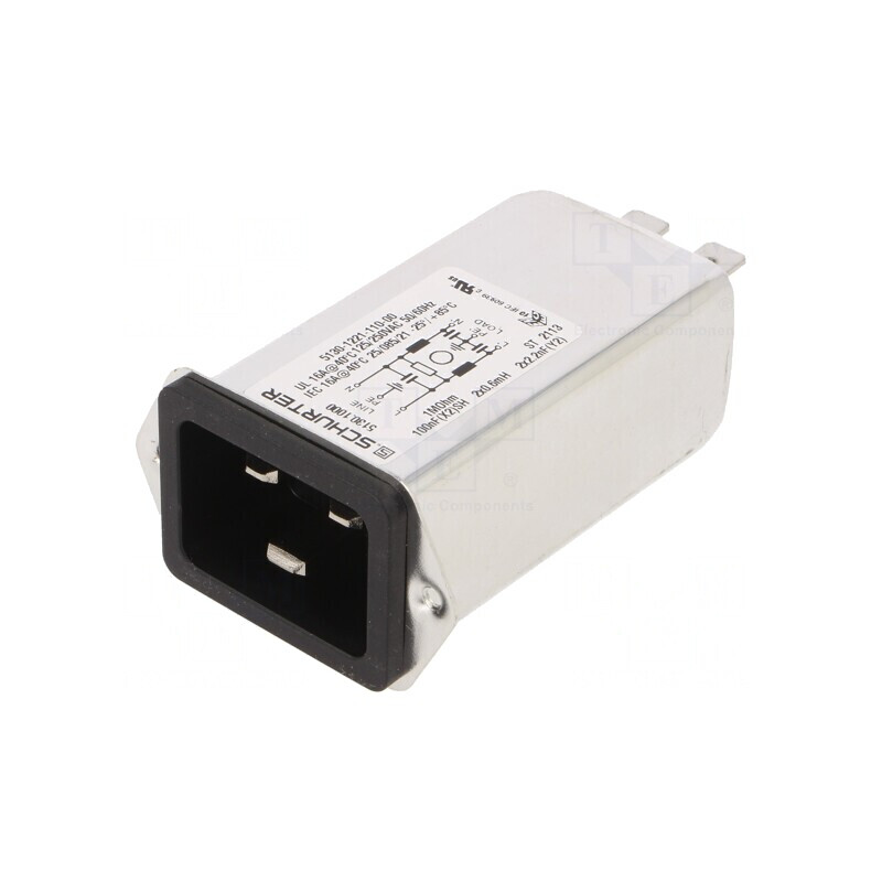 Conector de Alimentare AC 16A 250V IEC 60320 | Electronic-mag.ro | Componente Electronice