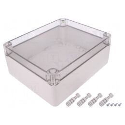 Carcasă Universală Industrial Gri 220x270x106 mm | Electronic-mag.ro | Componente Electronice