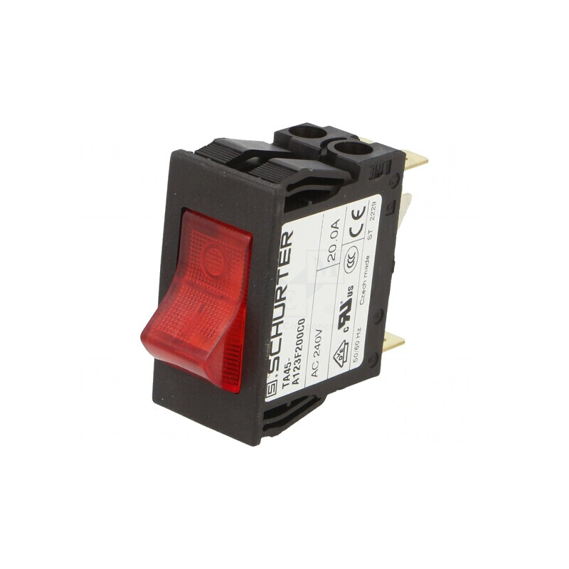 Întrerupător de Supracurent 20A MCB | Electronic-mag.ro | Componente Electronice