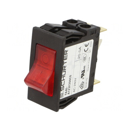 Întrerupător de Supracurent 20A MCB | Electronic-mag.ro | Componente Electronice