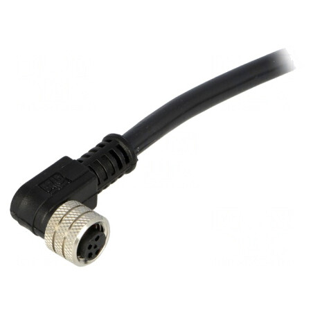 Conector M8 Mamă 4 PIN 90° Cu Cablu IP67 | Electronic-mag.ro | Componente Electronice