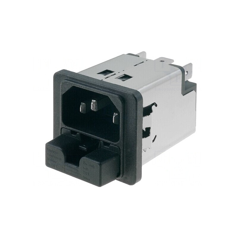 Conector Alimentare AC Soclu Tată 2A 250VAC IEC 60320 | Electronic-mag.ro | Componente Electronice Conector Alimentare AC Soclu Tată 2A 250VAC IEC 60320 | Electronic-mag.ro | Componente Electronice